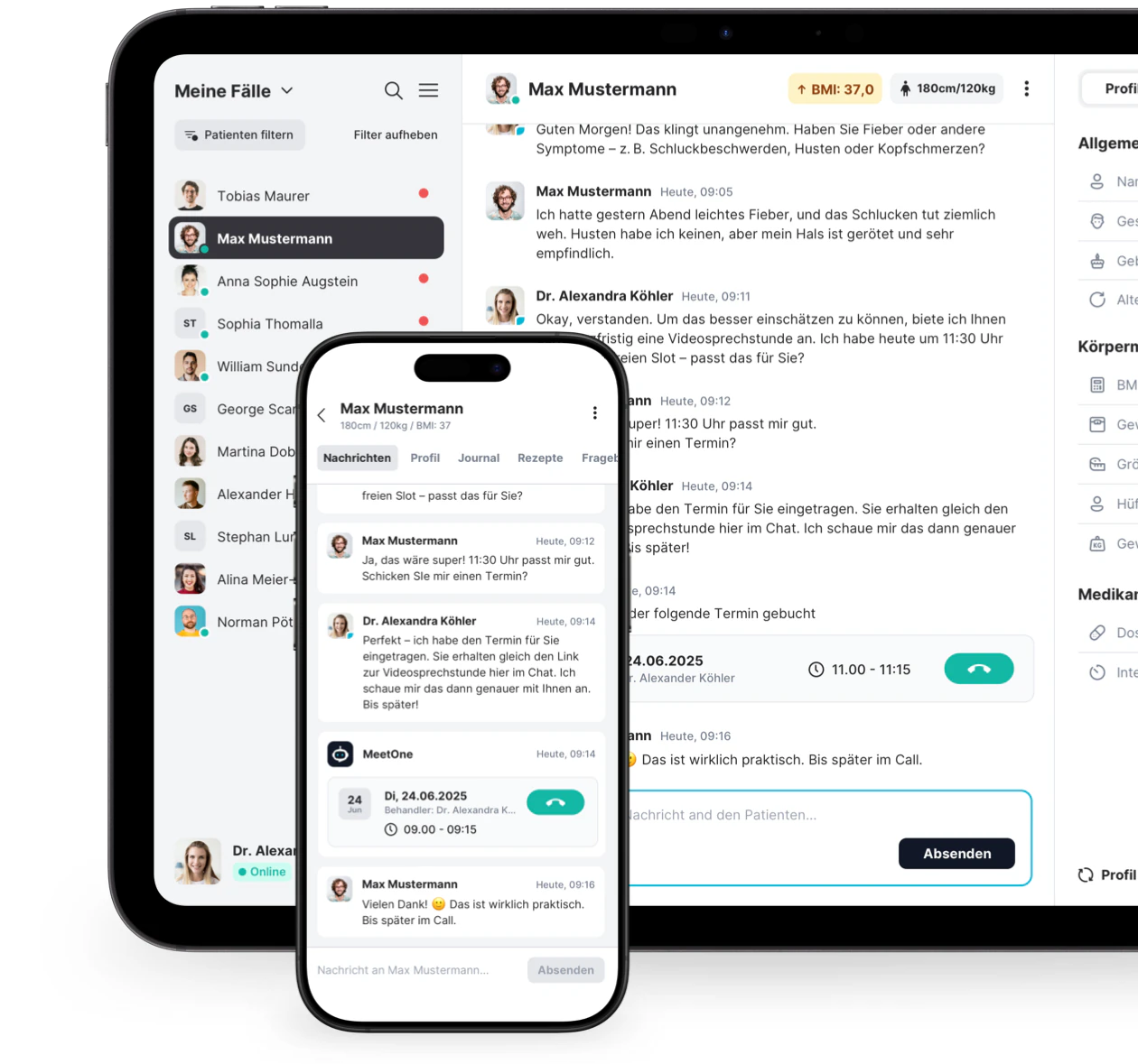 Digitale Patienten-Praxis-Kommunikation